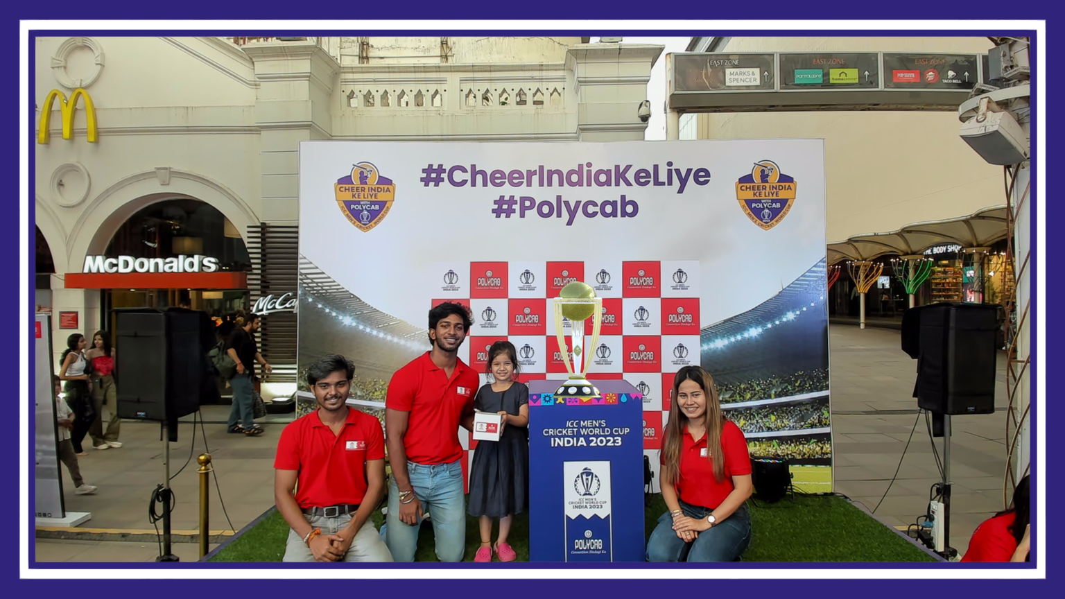 ICC Virtual Trophy Photobooth — Polycab x ICC World Cup, 2024