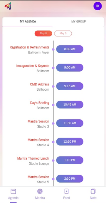 Nestle SLC Leadership Meet App — gallery 3
